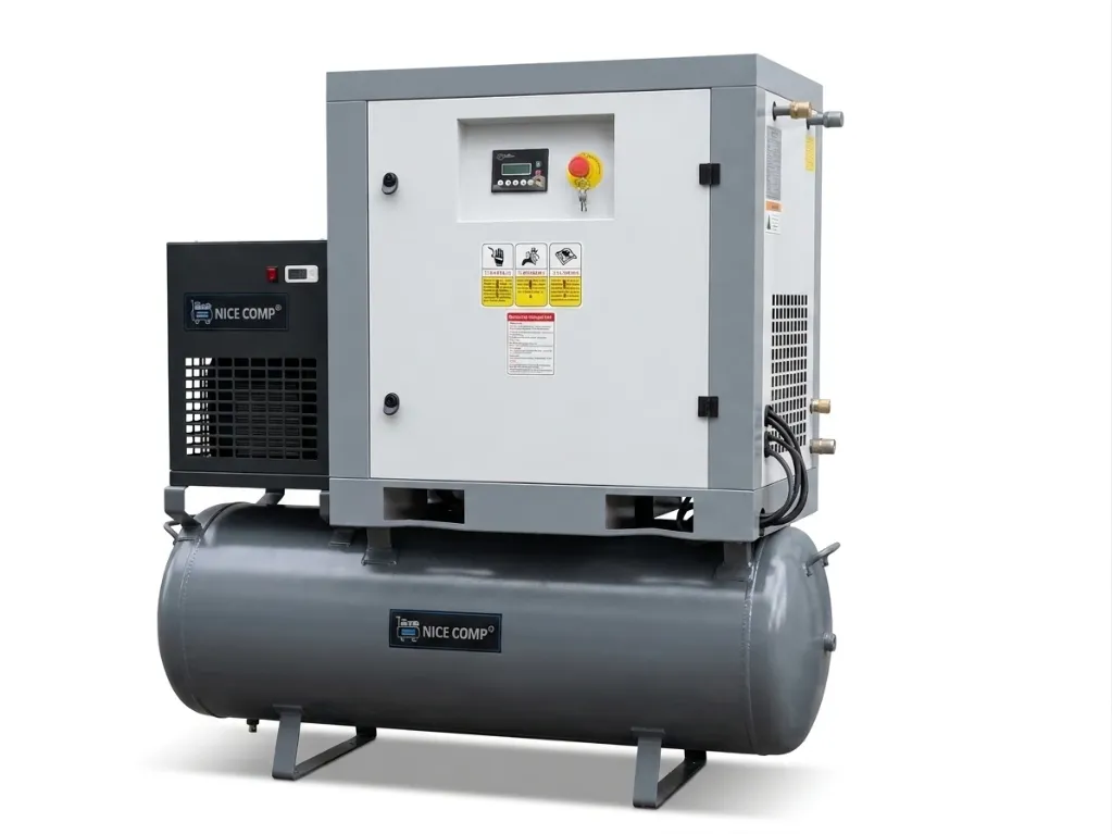 Nice Eco-015 HP Rotary Screw Compressor 500 LTR